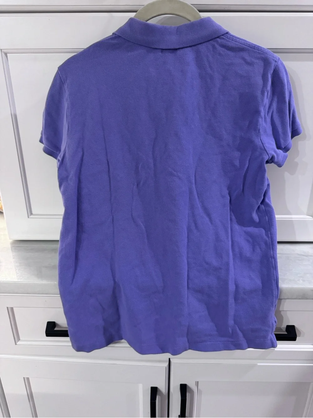 Ralph Lauren Purple Short-Sleeve Polo with Green Pony